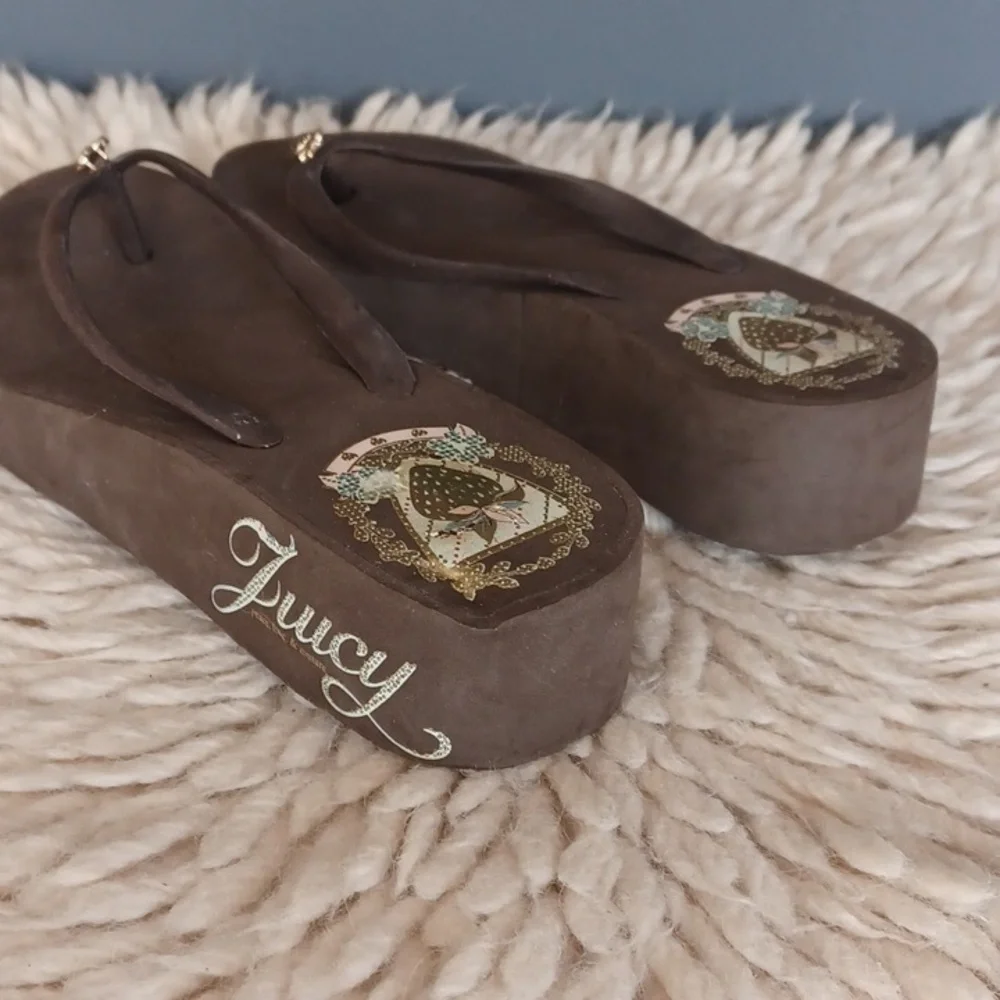 Vintage Y2K Juicy Couture Sandals - Picture 8 of 16